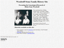 Tablet Screenshot of genealogy.bgwoodruff.com